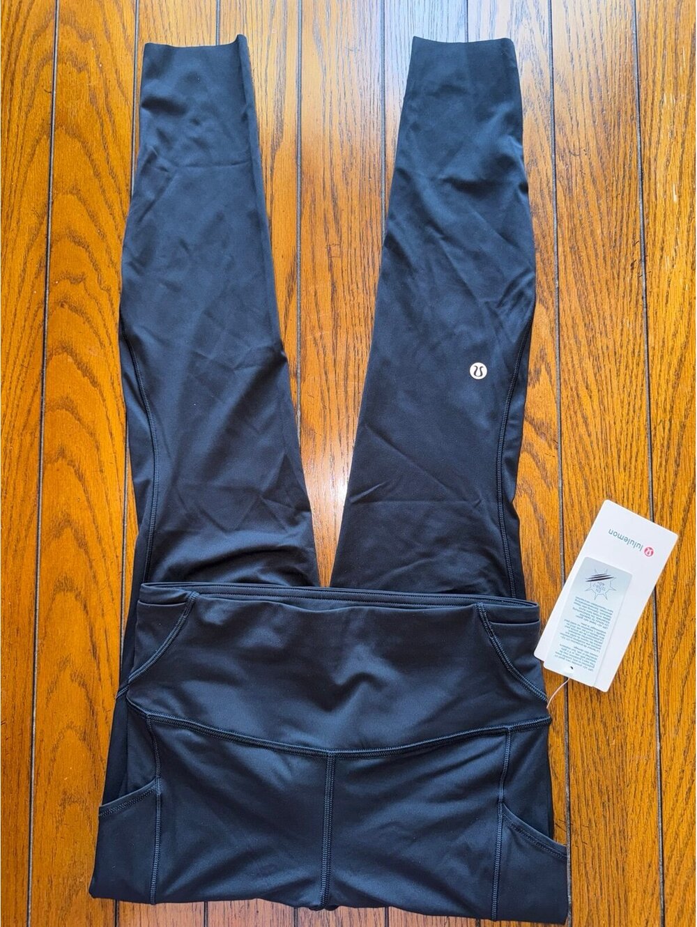 Lululemon Fast & Free High Rise 28” With Pockets Black Size 6 NWT